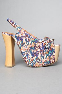 Jeffrey Campbell The Ring-a-ling Shoe in Blue Green Combo - Lyst