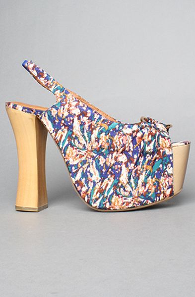 Jeffrey Campbell The Ringaling Shoe in Blue Green Combo in Blue (blue green) - Lyst