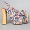 Jeffrey Campbell The Ringaling Shoe in Blue Green Combo in Blue (blue green) - Lyst