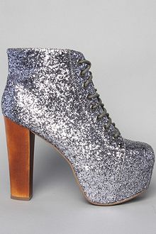Jeffrey Campbell The Lita Shoe in Pewter Glitter - Lyst