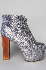 Jeffrey Campbell The Lita Shoe in Pewter Glitter