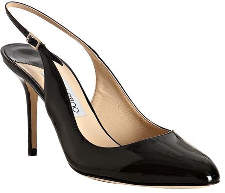 jimmy choo black patent trainers