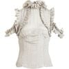 Rodarte X Opening Ceremony Crinkled Top in White (ivory) - Lyst