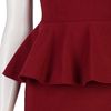 Stella Mccartney Peplum Dress in Red - Lyst