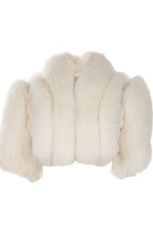 Valentino Fox Fur Bolero Jacket - Lyst