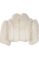 Valentino Fox Fur Bolero Jacket
