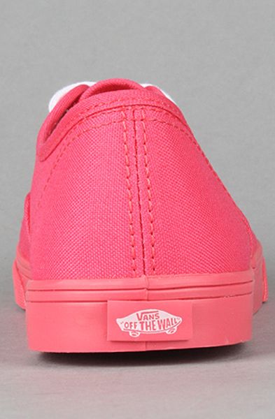 vans red and pink