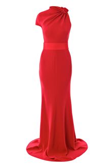 Giambattista Valli Silk Cady Full Length Dress - Lyst