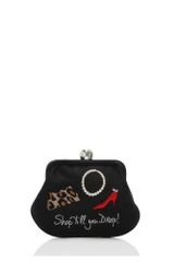Lulu Guinness Shop Till You Drop Mini Frame Purse