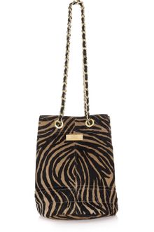 Meli' Melo' Guia Medium Zebra-print Calf Hair Bag - Lyst
