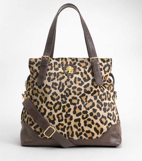 tory burch cheetah tote