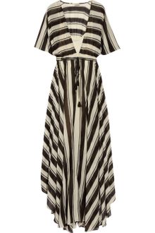 By Malene Birger Striped Cotton-blend Voile Maxi Dress - Lyst