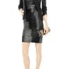 Hervé Léger Beaded Oneshoulder Bandage Dress in Gray (black) - Lyst