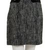 Milly Suede Trimmed Allie Skirt in Gray - Lyst