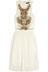 Robert Rodriguez Sequined-embellished Tulle Dress