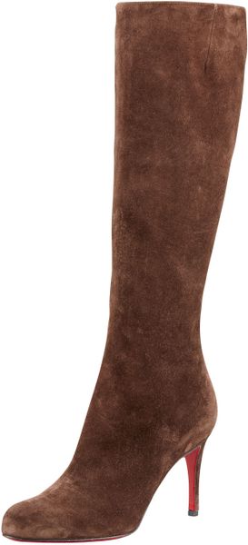 Christian Louboutin Boot in Brown - Lyst