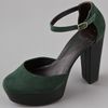 Diane Von Furstenberg Finn Suede Sandals in Green - Lyst