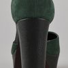 Diane Von Furstenberg Finn Suede Sandals in Green - Lyst