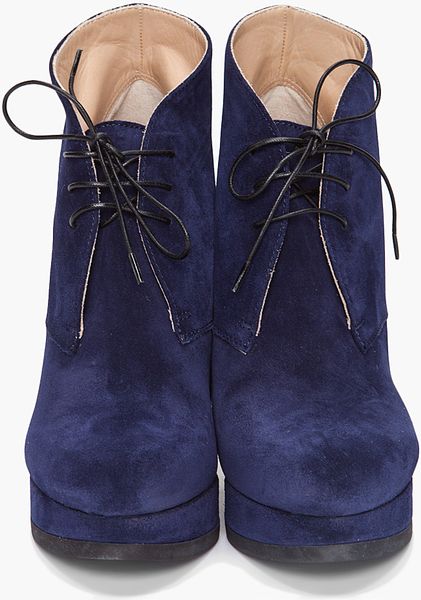 jil sander wedge boots