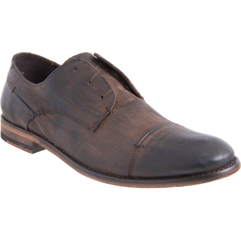 John Varvatos Laceless Blucher in Brown for Men
