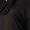 Lanston Split Cowl Neck Top in Black - Lyst