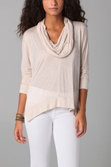 Lanston Split Cowl Neck Top - Lyst