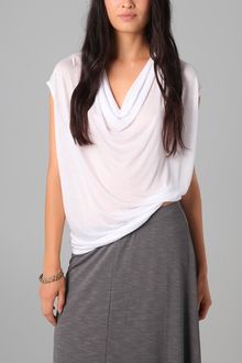 Lanston Oversized Drape Tee - Lyst