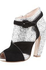 Miu Miu Glitter Bootie