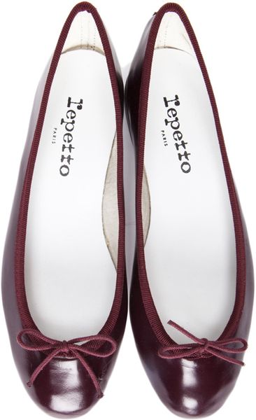 maroon ballet flats