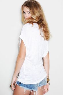 Society For Rational Dress Leather Pocket Tee - Lyst