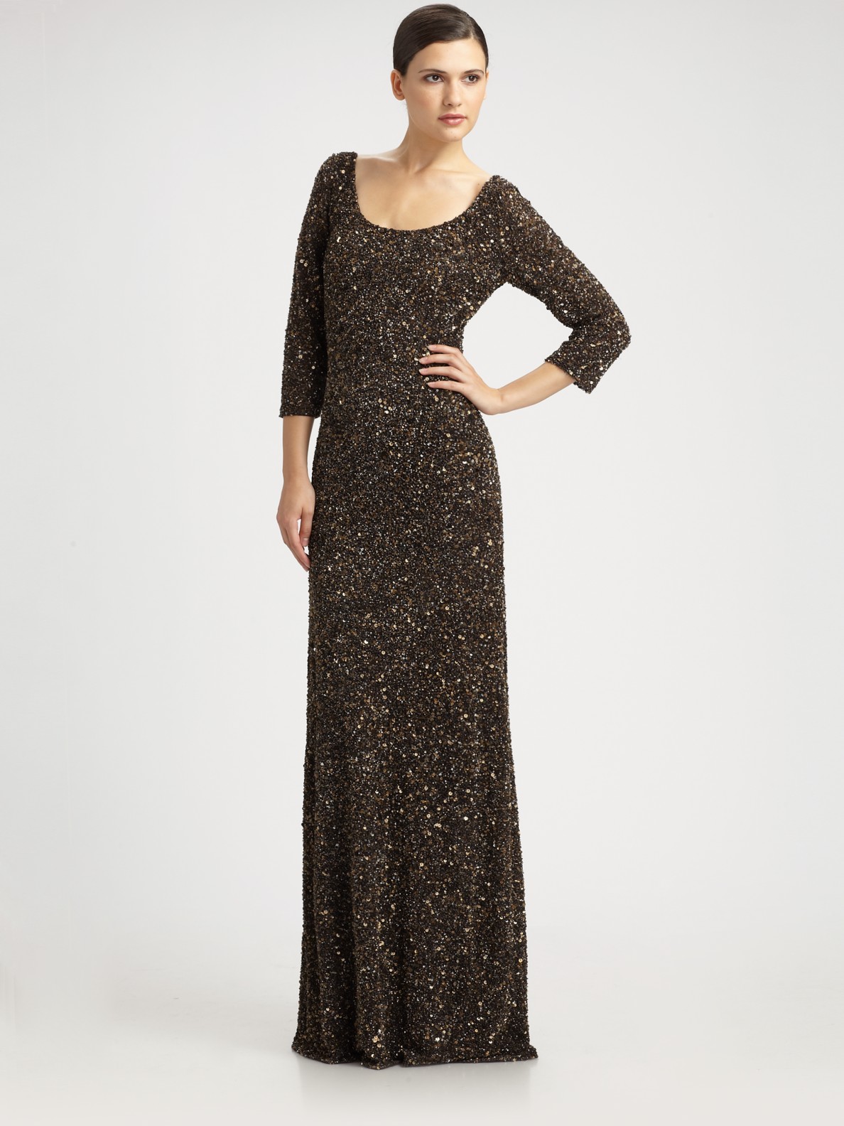 theia sequin gown