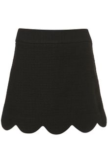 Topshop Co-ord Scallop Boucle Skirt - Lyst