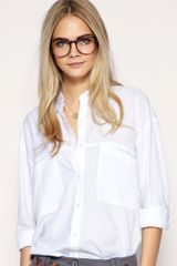 ASOS Collection Asos Oversized Pocket Boyfriend Shirt