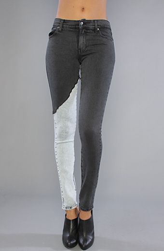 Cheap Monday The Cut N Tight Jean in Black and Blue (32) - Lyst