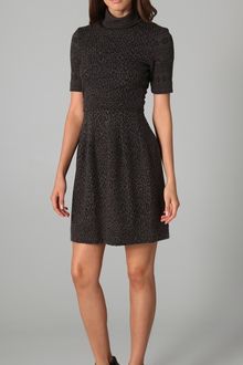 Cut25 Intarsia Turtleneck Dress - Lyst