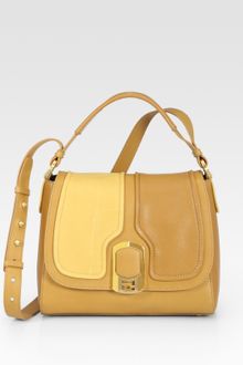 Fendi Silvana Leather Top-handle Bag - Lyst