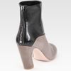 Miu Miu Twotone Leather Ankle Boots in Brown (taupe) - Lyst