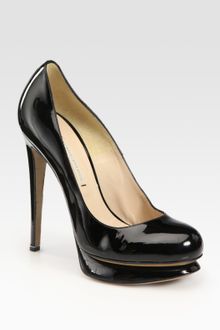 Nicholas Kirkwood Patent Leather Platform Pumps - Lyst