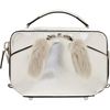 Alexander Wang Metallic Rafael Top Handle Bag in White (silver) - Lyst