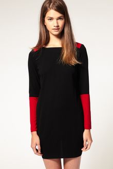 ASOS Collection Asos Shift Dress in Colour Block - Lyst