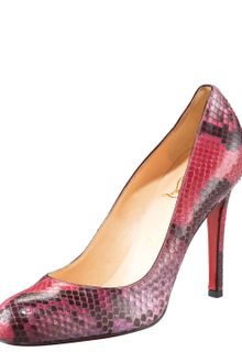 Christian Louboutin Simple Python Pump - Lyst