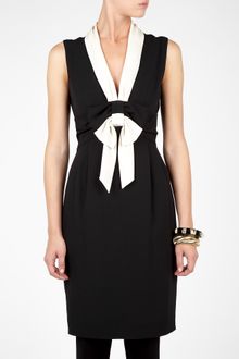 Moschino Cheap & Chic Contrast Bow Sleeveless Dress - Lyst