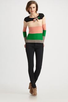 Sonia By Sonia Rykiel Wool Button-back Sweater - Lyst
