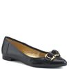 Kate Spade Eryn  Black Leather Flat in Black - Lyst