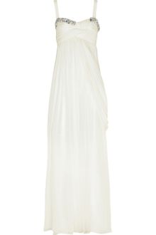 Matthew Williamson Embellished Silk-chiffon Gown - Lyst