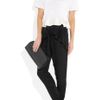 3.1 Phillip Lim Tiefront Silk Crepe De Chine Pants in Black - Lyst