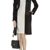Antonio Berardi Paneled Woolblend Coat in Black - Lyst
