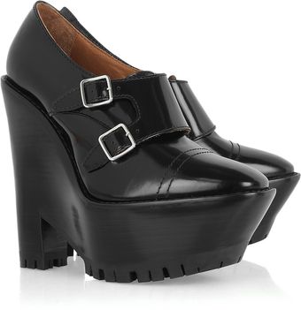 Burberry Prorsum Patent-leather Ankle Boots - Lyst