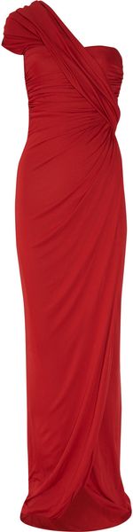 Giambattista Valli Asymmetric Jersey Gown - Lyst