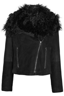 Joseph Berlin Shearling Biker Jacket - Lyst